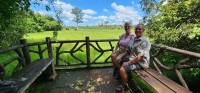 Nan and Neil at Rice Field
