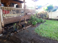 Side view before landscaping