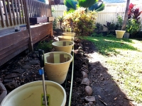 Leveling the pots