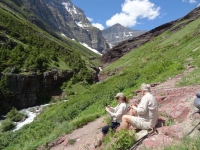 Lunch on the trail