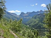 View near the top of Logan Pass