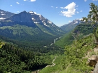 A closing view of Glacier Park