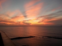 Sunset from rooftop