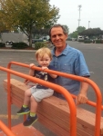 Neil and Patrick at the hardware store