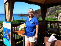 Nan working as marine naturalist