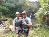 Successful completion of three rappels