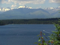 Holland Lake with mtns