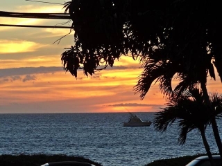 Sunset from our yard.