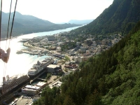 Juneau from the aerial tram