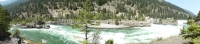 Panarama of Kootenai Falls