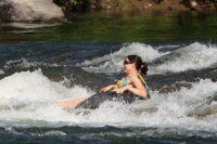 Floater in the rapid