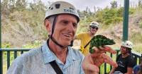 Neil with Jackson\'s Chameleon