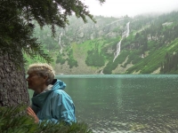 Nan at Rainy Lake