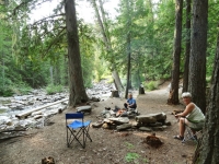 Nan and Neil at our campsite