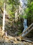 Neil at the waterfall