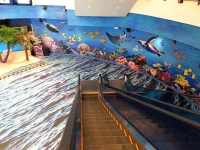 Descending the escalator