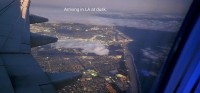 Lights of LA as Landing