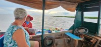 Floating market boat