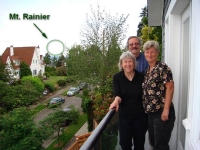 Barbara, William, Nan and Mt. Rainier
