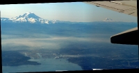 Mt. Rainier from the air