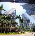 Buildings exiting Bugis