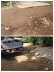 Driveway before and after
