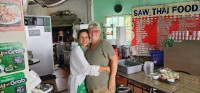 Hug from Proprietress of SAW