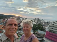 Neil and Nan on the Rooftop