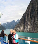 Audrey and Nan near the beginning of Tracy Arm