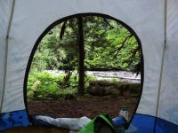Morning view from our tent