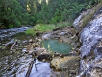 Pool at river level