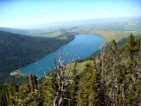 Wallowa Lake from the aerial tram
